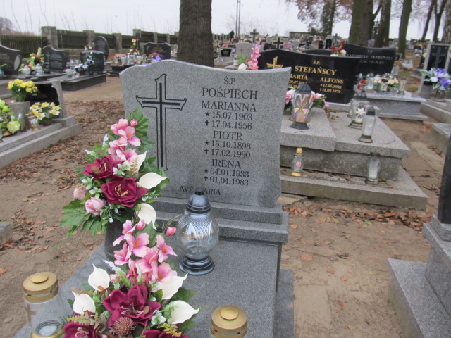 Irena Pośpiech 1933 Trzcinica - Grobonet - Wyszukiwarka osób pochowanych