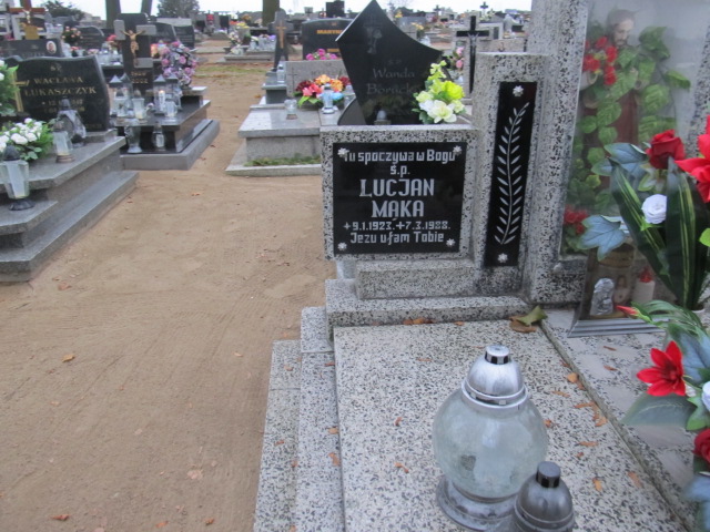 Lucjan Mąka 1923 Trzcinica - Grobonet - Wyszukiwarka osób pochowanych