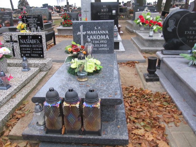 Grób Marianna Łakoma