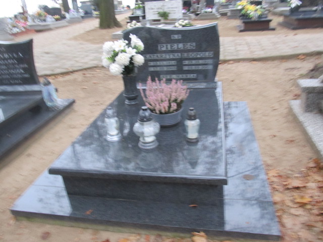 Grób Leopold Pieles