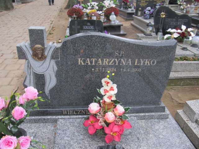 Katarzyna Lyko 1924 Trzcinica - Grobonet - Wyszukiwarka osób pochowanych