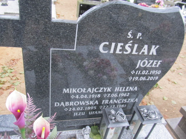 Helena Mikołajczyk 1918 Trzcinica - Grobonet - Wyszukiwarka osób pochowanych