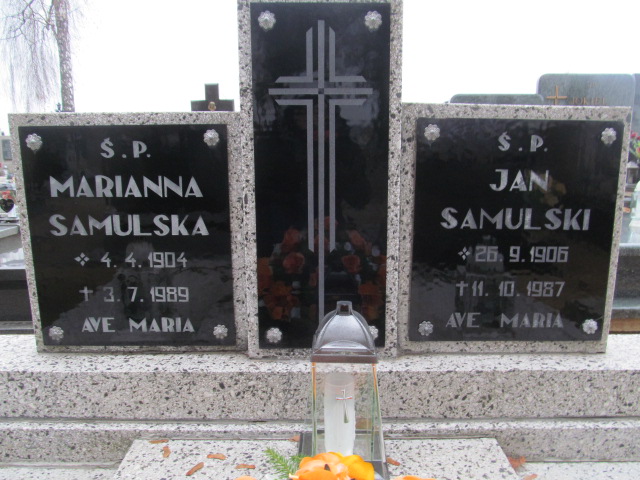 Marianna Samulska 1904 Trzcinica - Grobonet - Wyszukiwarka osób pochowanych