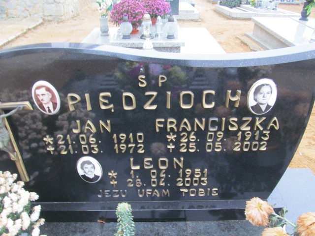 Franciszka Piędzioch 1913 Trzcinica - Grobonet - Wyszukiwarka osób pochowanych