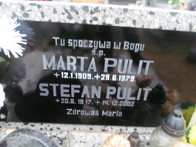 Marta Pulit 1909 Trzcinica - Grobonet - Wyszukiwarka osób pochowanych