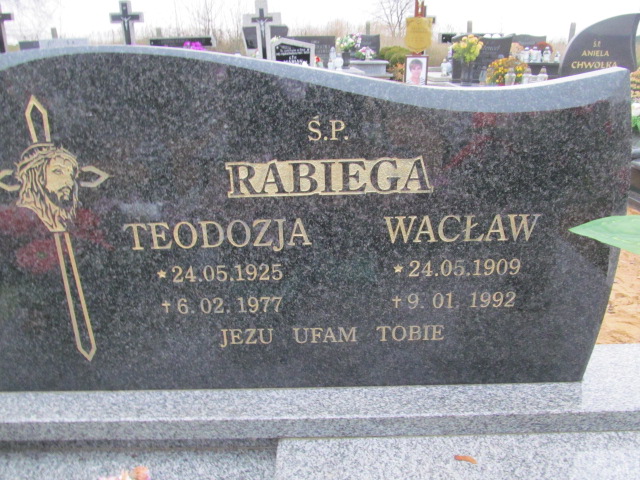 Wacław Rabiega 1909 Trzcinica - Grobonet - Wyszukiwarka osób pochowanych